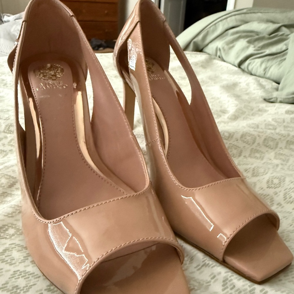 Vince Camuto Blush Peep-Toe Heels
